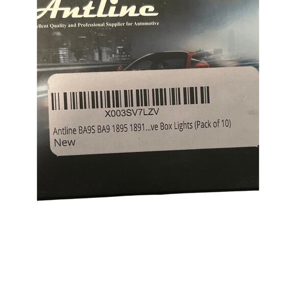 NIB Package of 10 Antline BA9S BA9 1895 1891 Automotive Box Lights - Picture 2 of 4